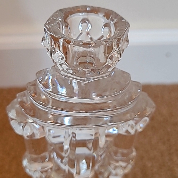 Vintage Crystal Nutcracker Single Candlestick - Picture 4 of 5